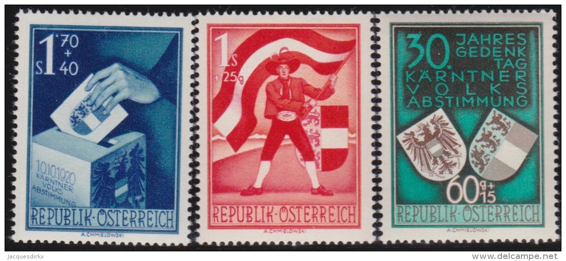 Oostenrijk   .     Yvert         .   788/790     .    **      .     Postfris    .    /    .    MNH - Ongebruikt