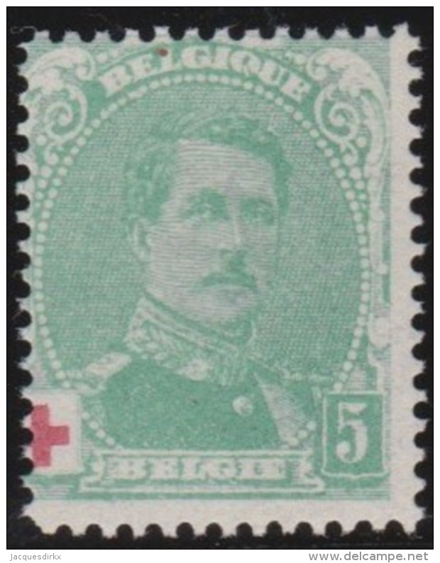 Belgie   .    OBP     .     129    .    **      .     Postfris    .    /    .    MNH - 1914-1915 Croix-Rouge