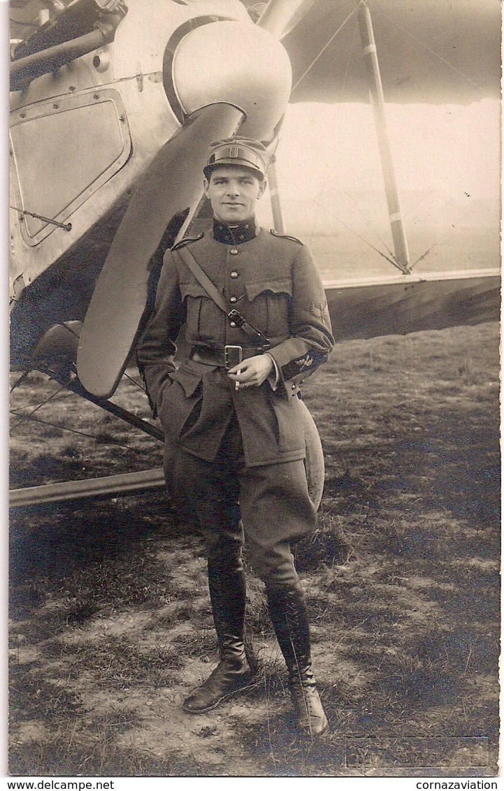 Aviation - Aviateur 1er Lieutenant Edgar Primault - Dübendorf - 1918 - Weltkrieg 1914-18