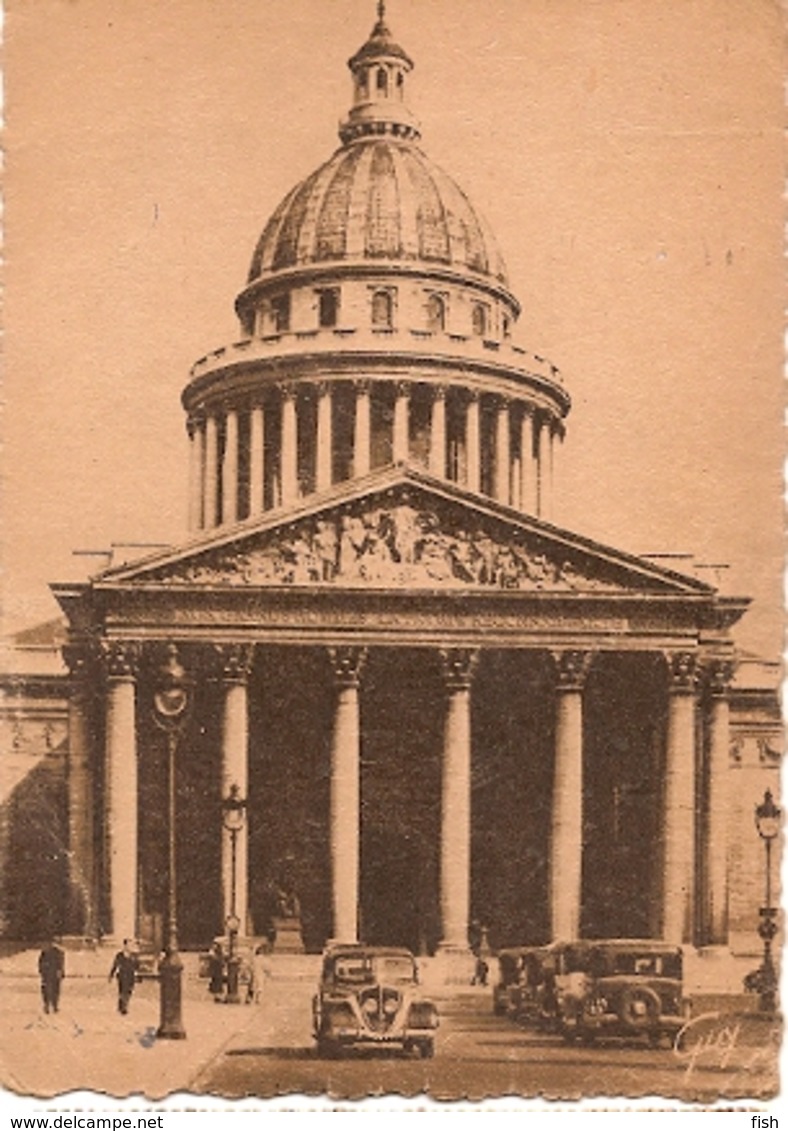 France  & Circulated, Paris Et Ses Merveilles, Le Pantheon, Déville-lès-Rouen 1947  (552) - Monuments