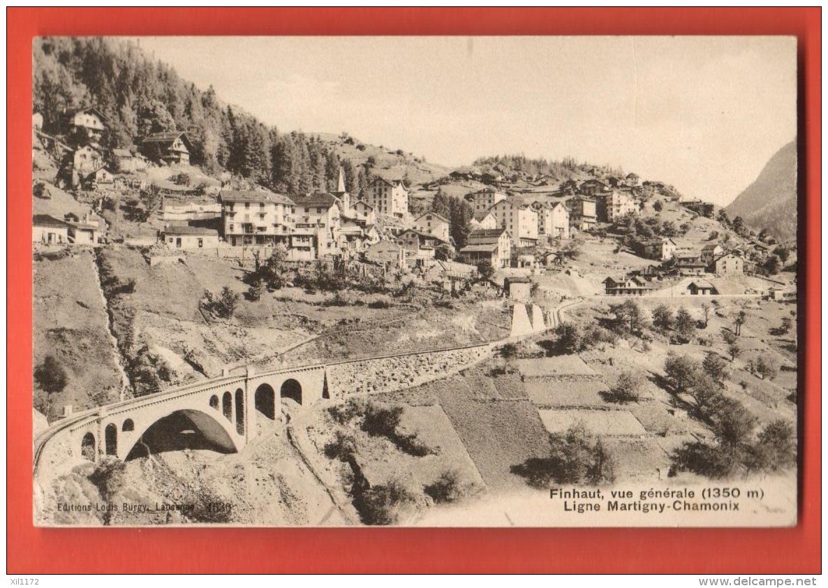 DA01-19 Chemin De Fer Martigny-Chatelard-Chamonix, Finhaut, Vue Générale. Non Circulé - Finhaut