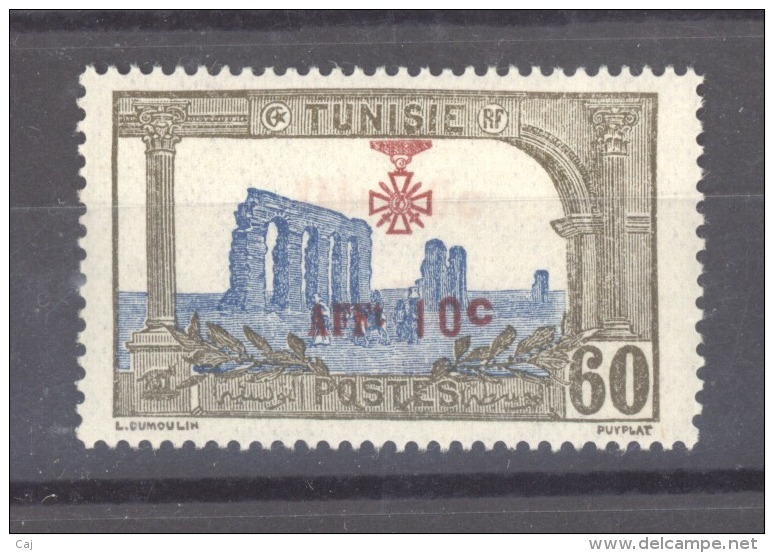 Tunisie  :  Yv  91  ** - Neufs