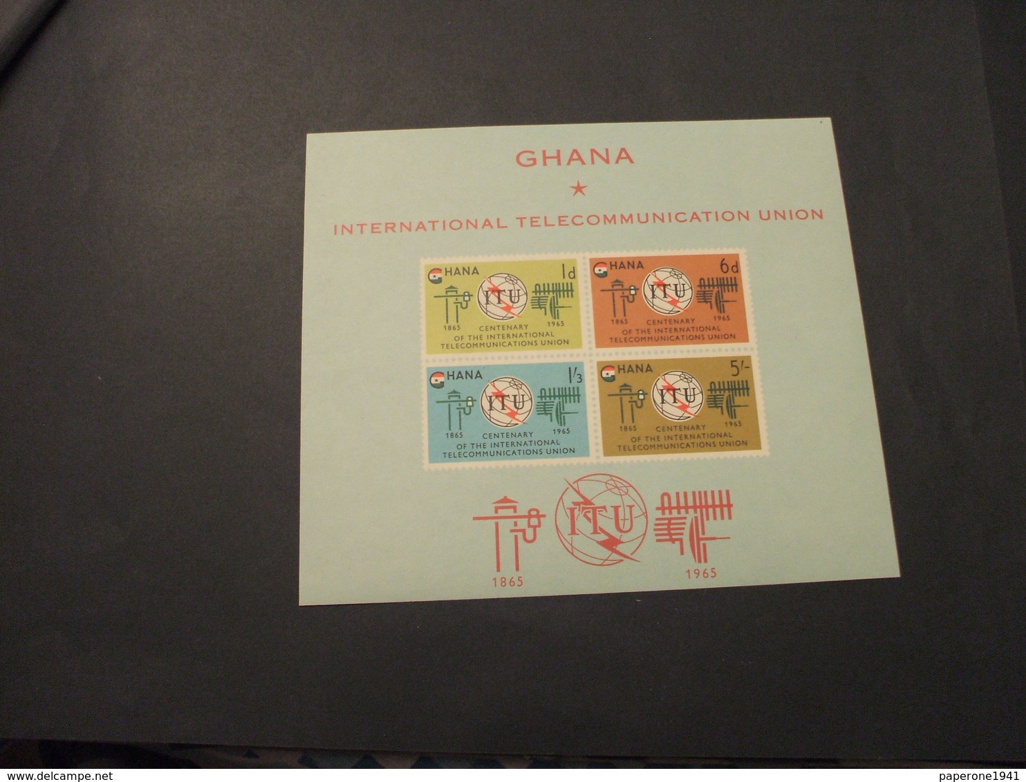 GHANA - BF 1965 U.I.T.  - NUOVI(++) - Ghana (1957-...)