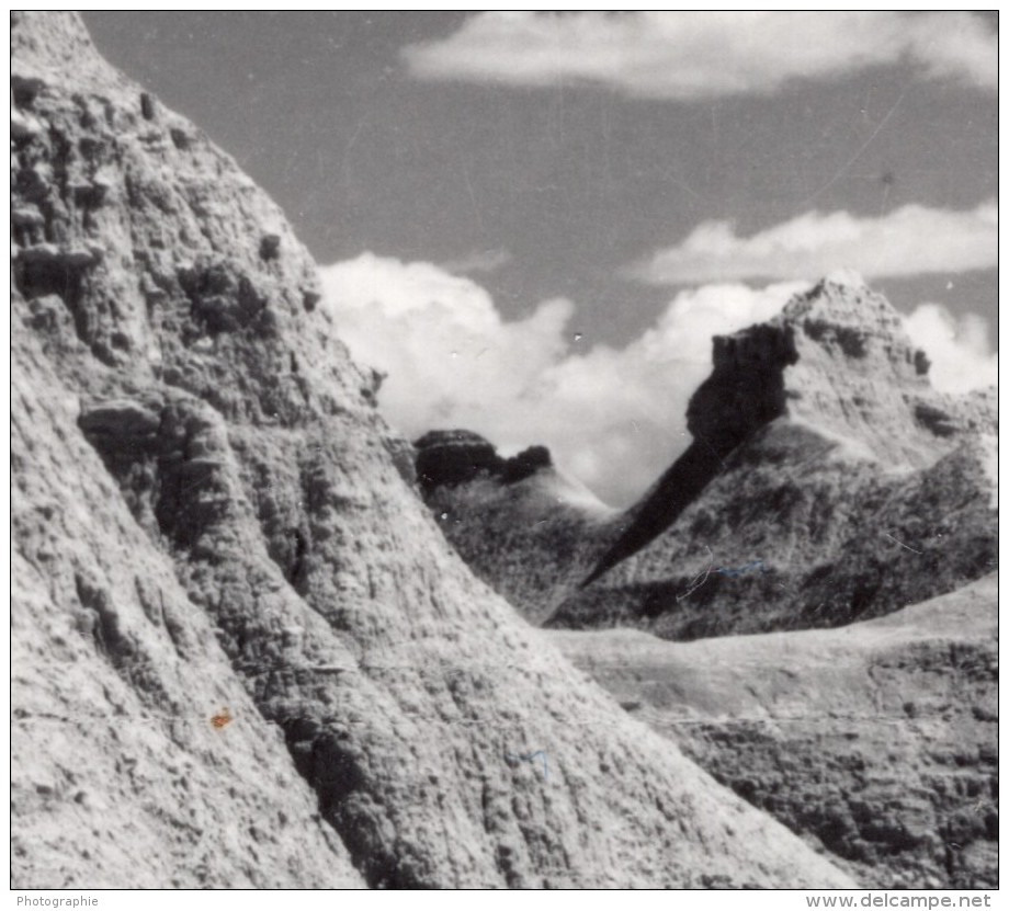 South Dakota Badlands National Park Highway 40 Carte Photo Canedy's Camera Shop 1940 - Altri & Non Classificati