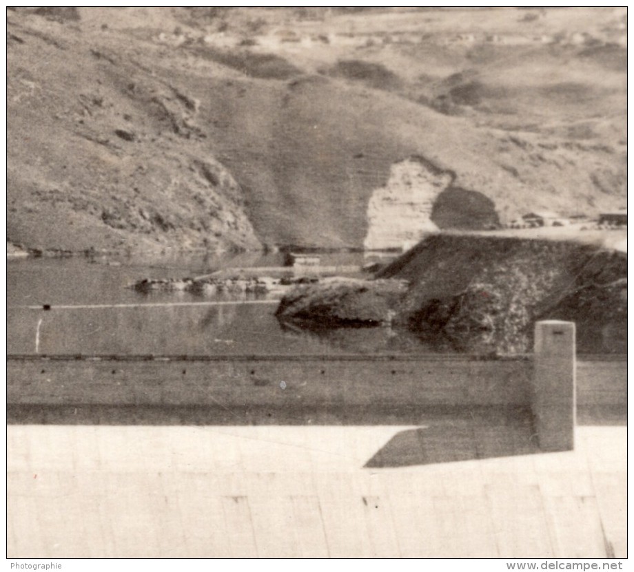 Washington Grand Coulee Dam Barrage Ancienne Carte Photo Sawyers 1940's - Autres & Non Classés