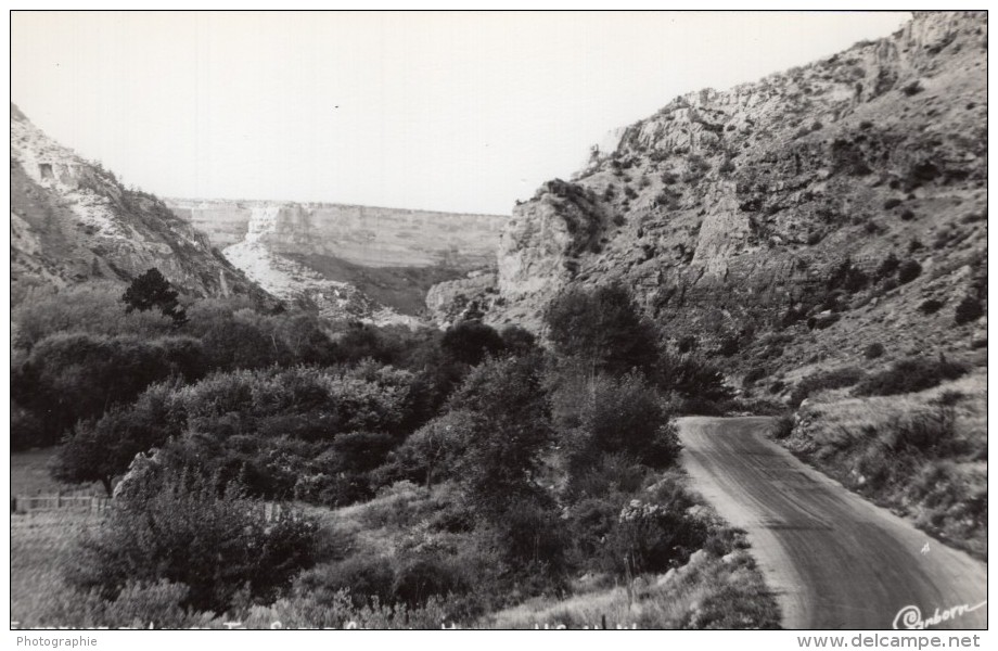 Wyoming Ten Sleep Canyon Route De Montagne Ancienne Carte Photo Sanborn 1940 - Autres & Non Classés