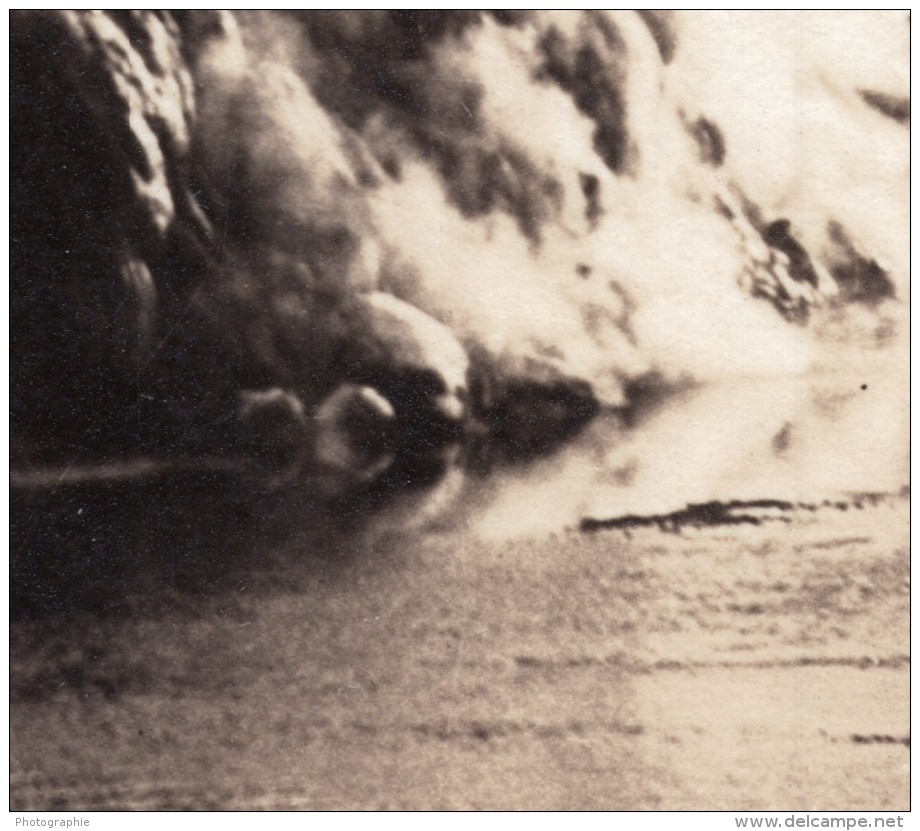 Wyoming Thermopolis Big Horn Hot Springs En Hiver Ancienne Carte Photo AZO 1920's - Autres & Non Classés