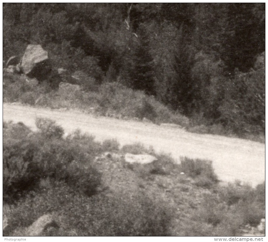 Wyoming Ten Sleep Canyon Horseshoe Curves Route De Montagne Ancienne Carte Photo Sanborn 1940 - Autres & Non Classés