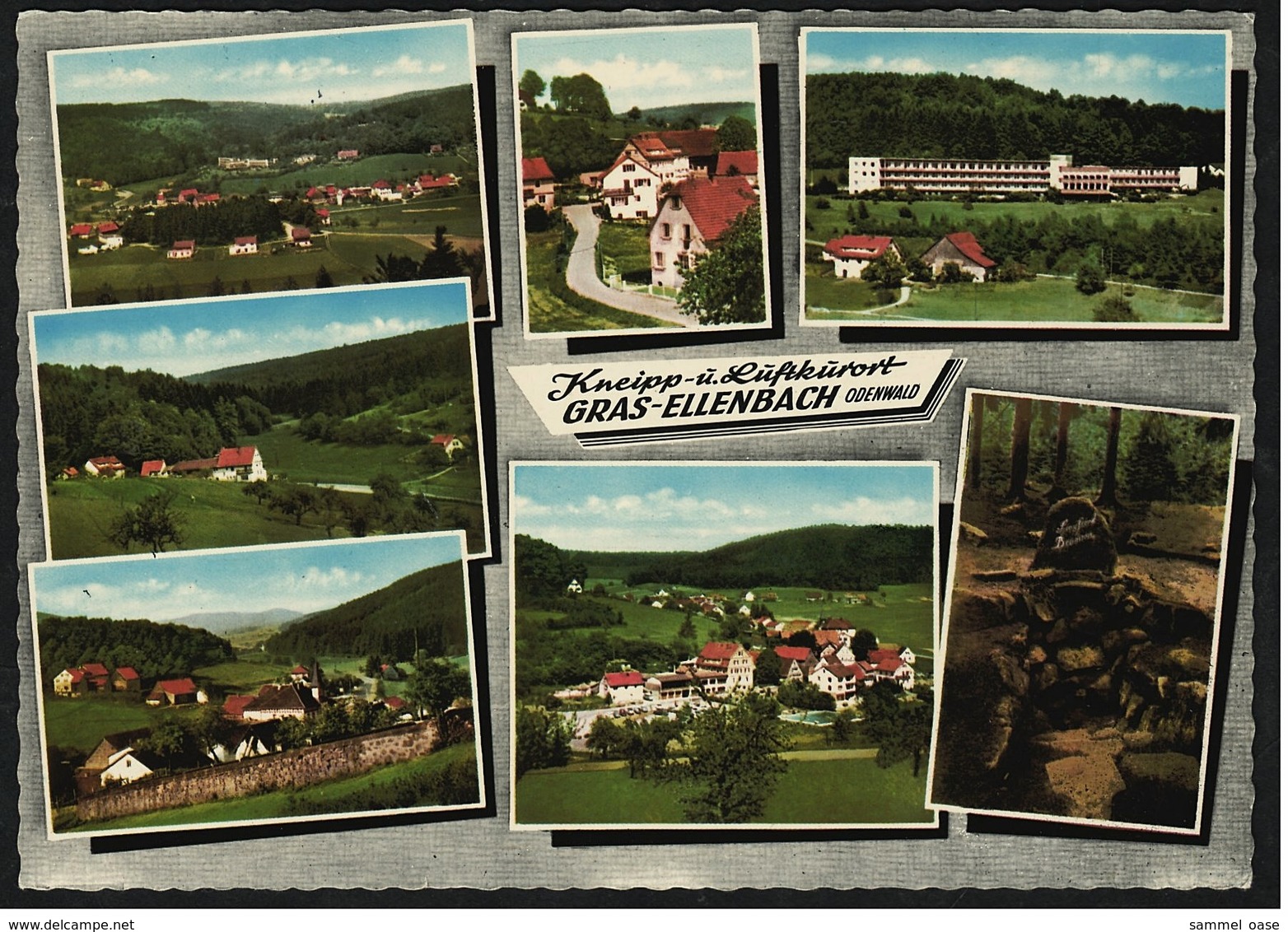 Gras-Ellenbach Bei Bensheim A. D. Bergstraße  -  Mehrbild-Ansichtskarte Ca.1968  (8591) - Bensheim