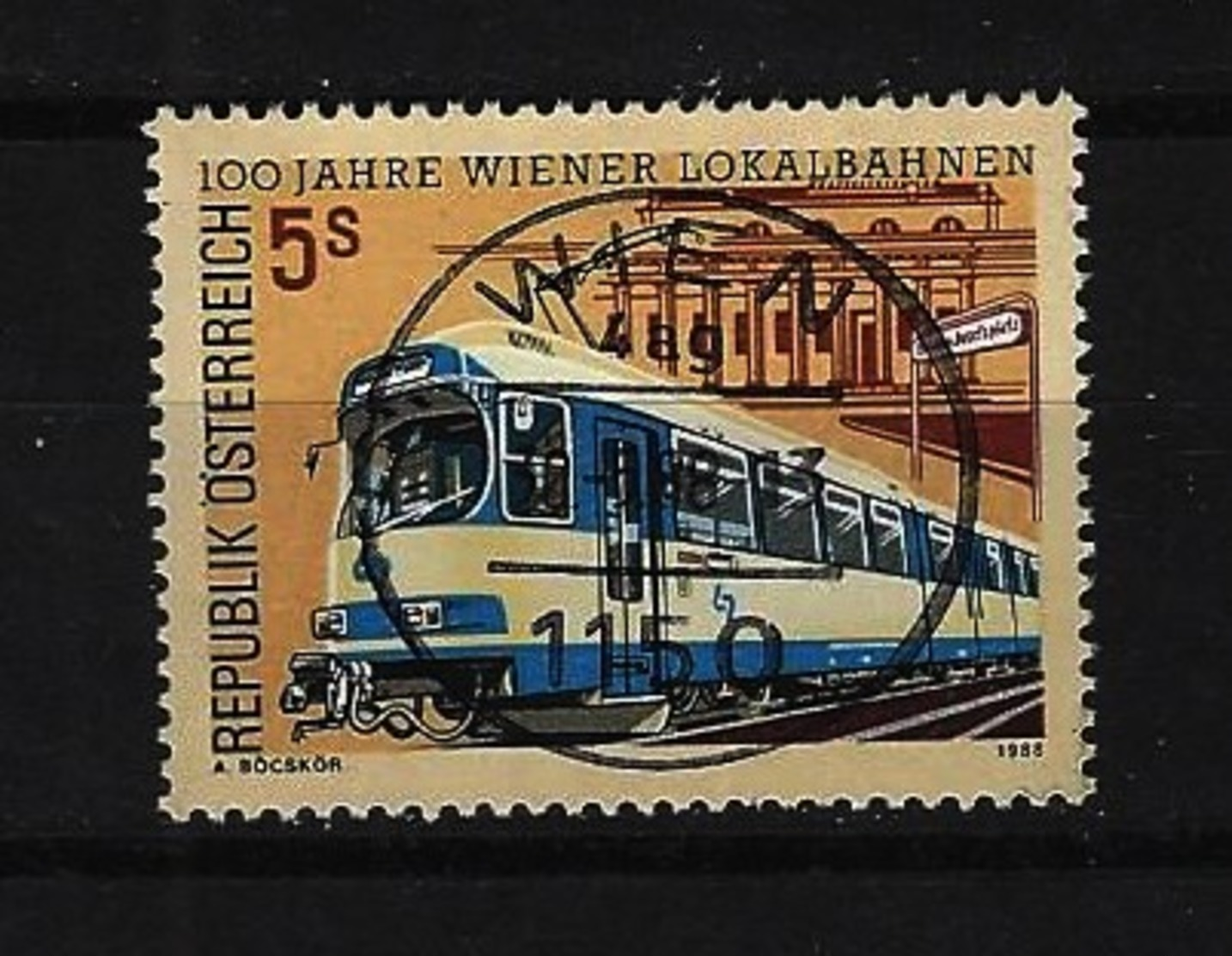 Österreich - Mi-Nr. 1917 - 100 Jahre Wiener Lokalbahnen Gestempelt - Gebraucht