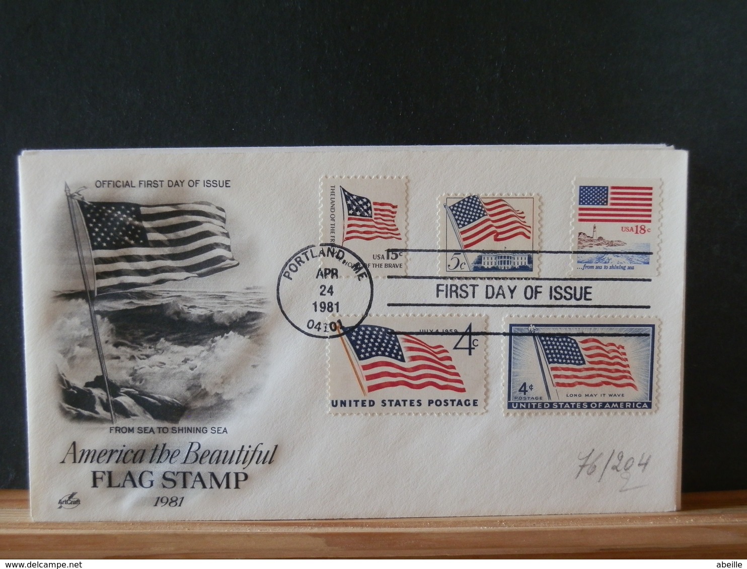 76/204   FDC   USA - Covers