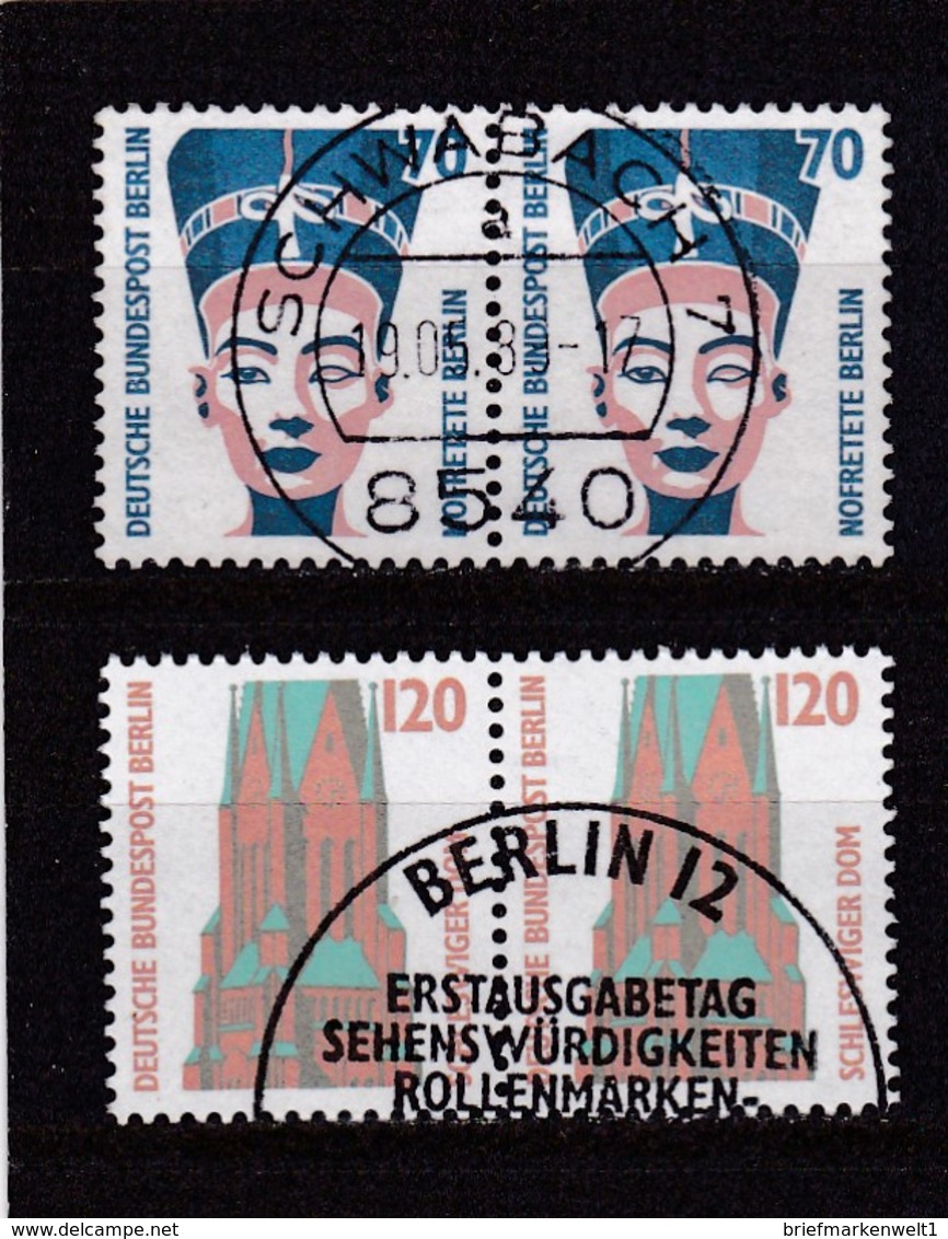 Berlin, Nr. 814/15, Waagerechte Paare, Gest. (T 5467) - Gebraucht