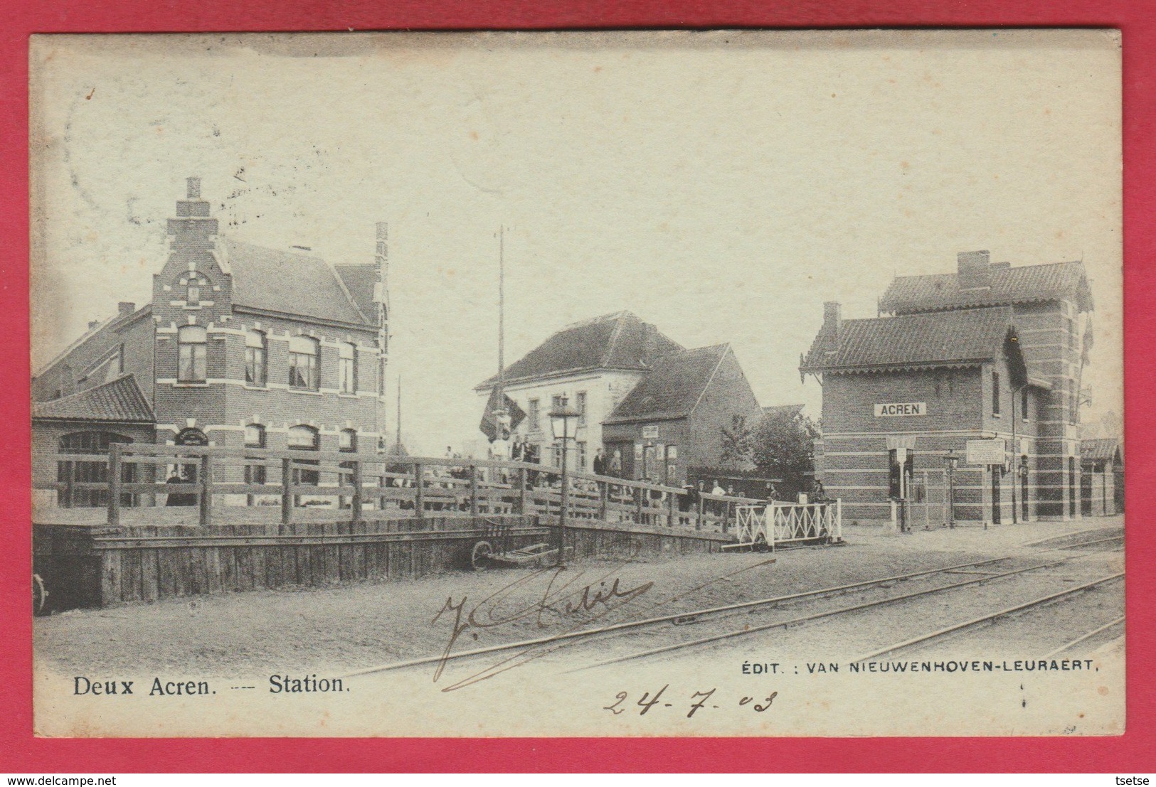 Deux Acren - La Station - 1903 ( Voir Verso ) - Lessines