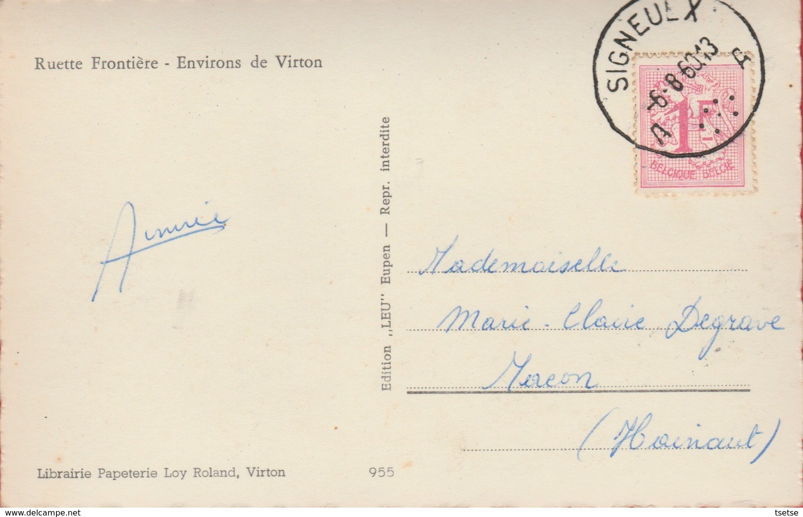 Ruette - Souvenir De ... - Carte Mulivues  - 1960 ( Voir Verso ) - Virton