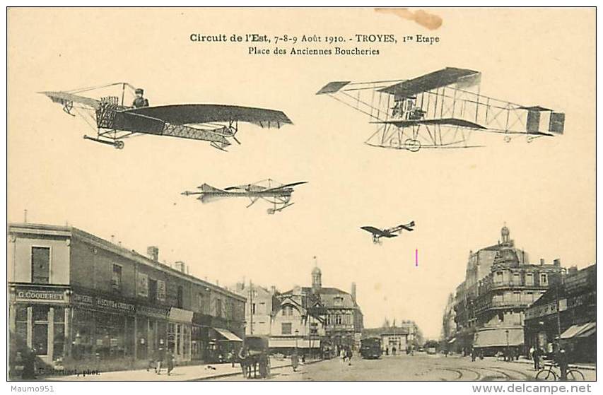 AVIATION - CIRCUIT DE L'EST .DESTOCKAGE DEBARRAS SUR LE STOCK -  Troyes 1er ETAPE N° 315383 - Andere & Zonder Classificatie