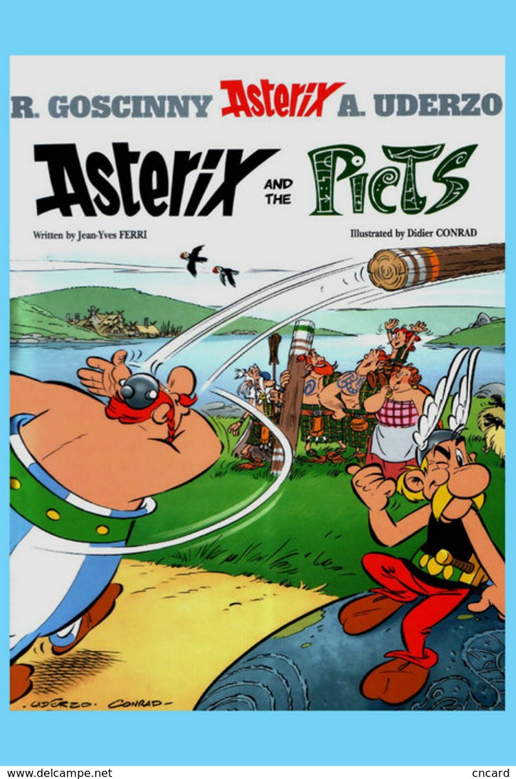 T39-000 ]  Astérix Obelix French comics, 37 pre-paid cards, postal stationeries (a complete set)