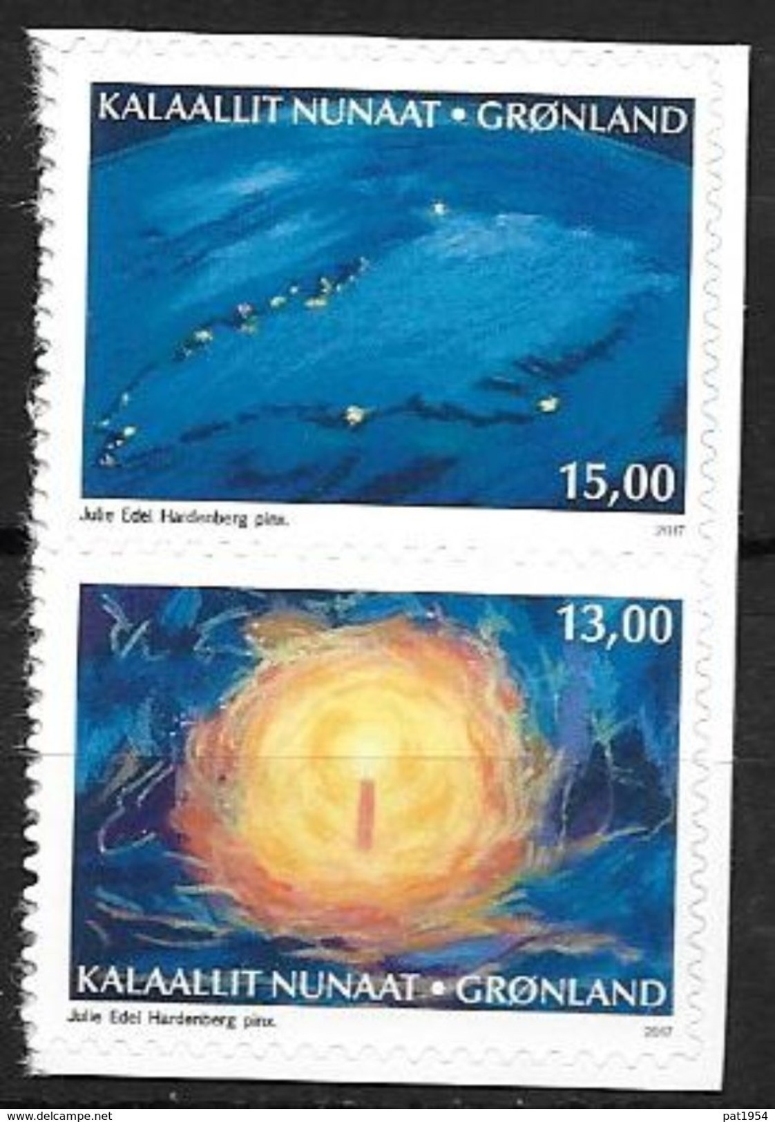 Groënland 2017, Série Neuve Adhésifs Issus Du Carnet Noël - Unused Stamps