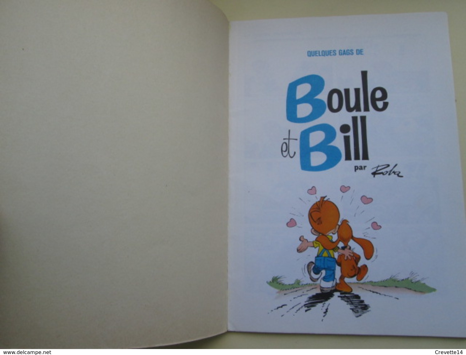 BD2010 : Edition Publicitaire Brochée Des Années 70 TOTAL / ROBA / BOULE ET BILL , TB état Général - Boule Et Bill