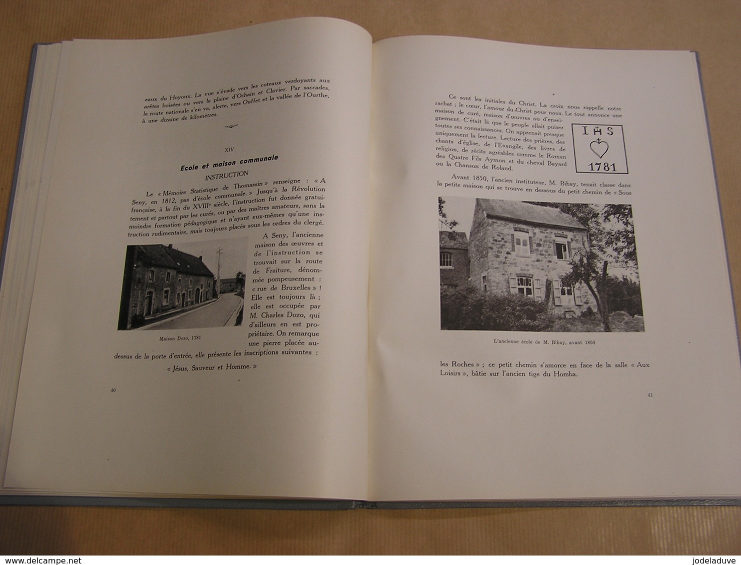 SENY Le Village son Economie ses Manifestations 1955 Régionalisme Province Liège Warzée Château Paroisse Monument Eglise