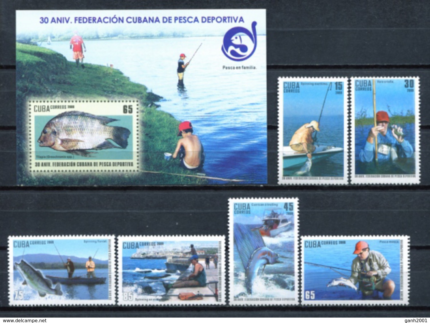 Cuba 2009 / Fish Fishing MNH Peces Pesca Fische / Cu8512  C3 - Peces