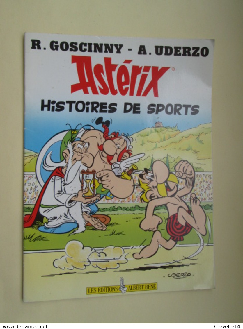 STR14 : Album Souple Publicitaire TOTAL De 1992  ASTERIX HISTOIRE DE SPORTS Format A4 , TB état - Astérix