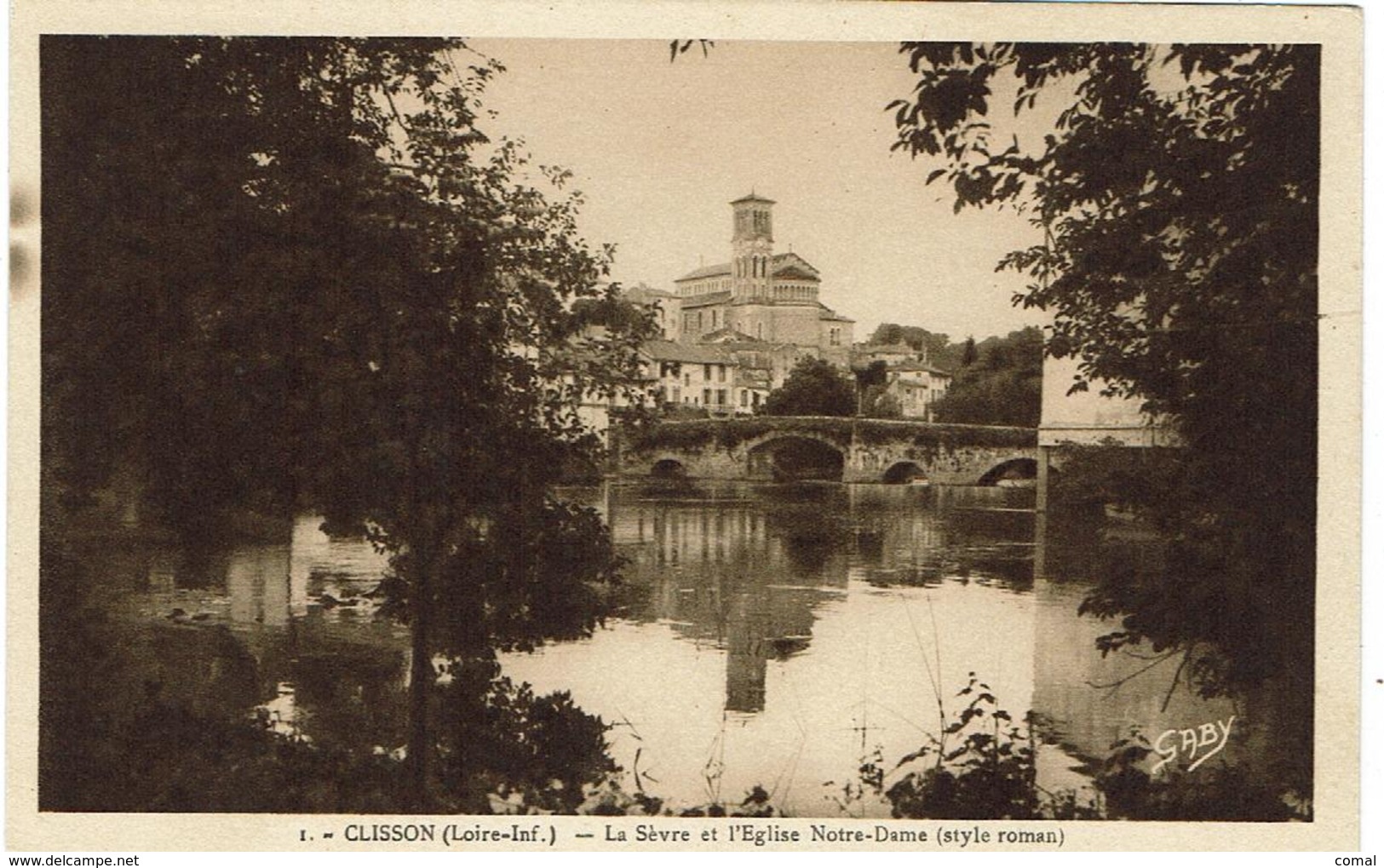 CP - CLISSON - 44 -La Sèvre Et L'Eglise Notre Dame - - Clisson