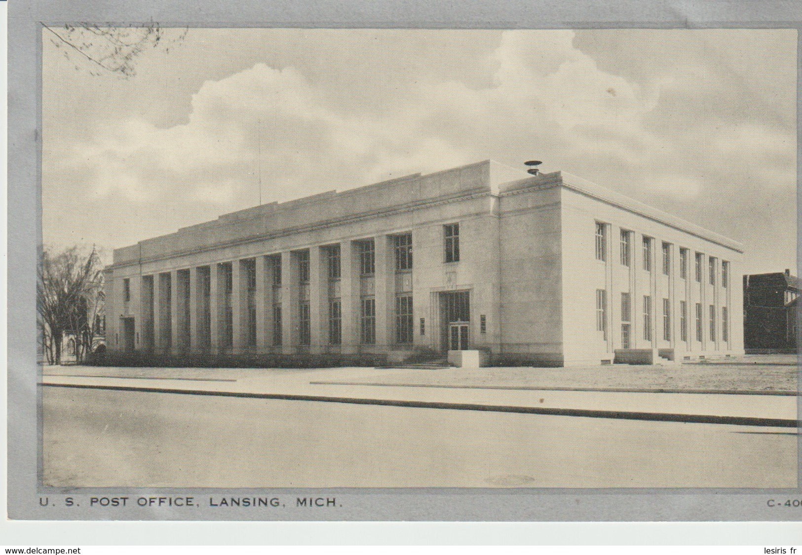 CPA - PHOTO - U. S. POST OFFICE - LANSING - MICH - C 400 - WAYNE - Lansing