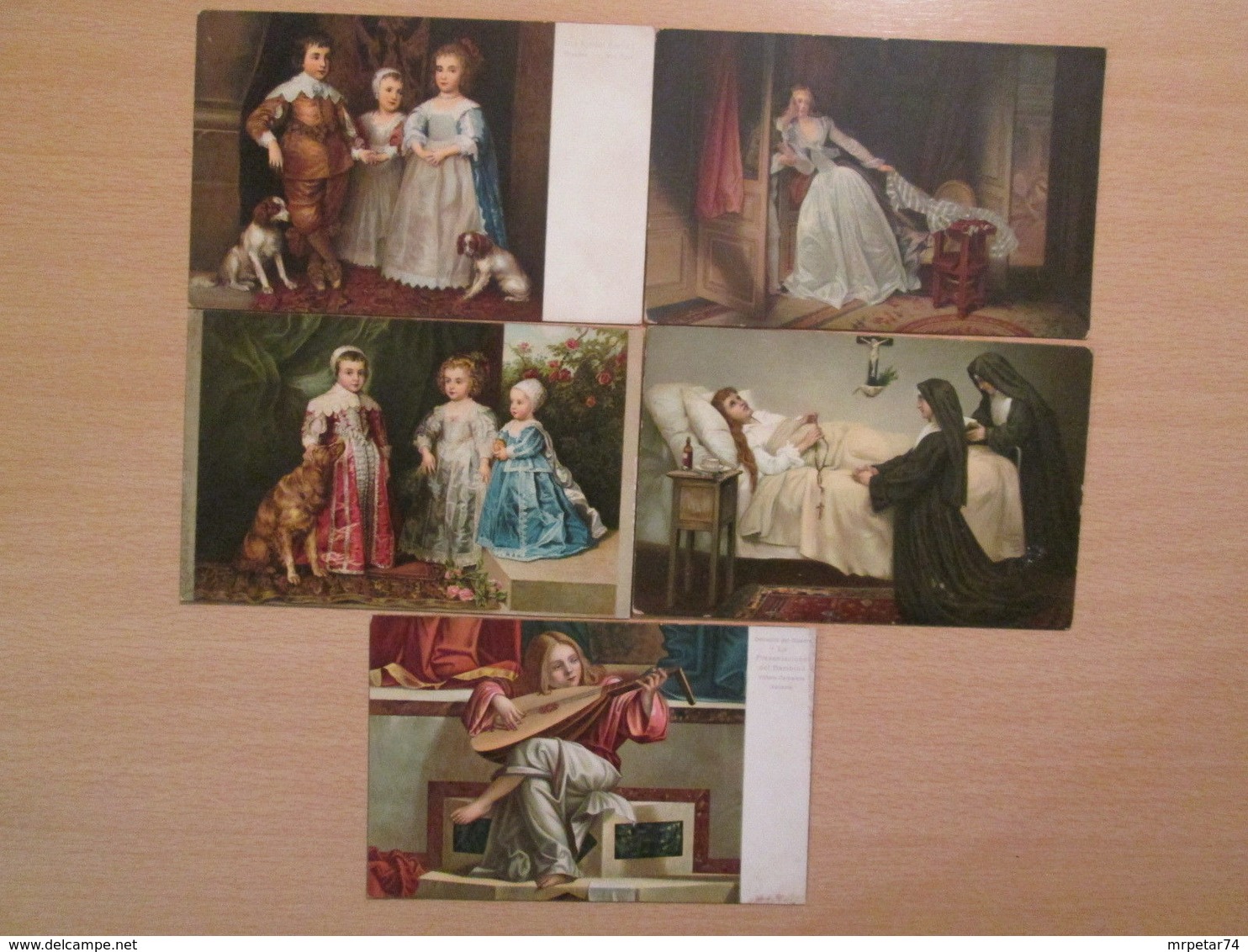 Vintage Fine Art Postcards Stengel & Co Dresden - Schilderijen