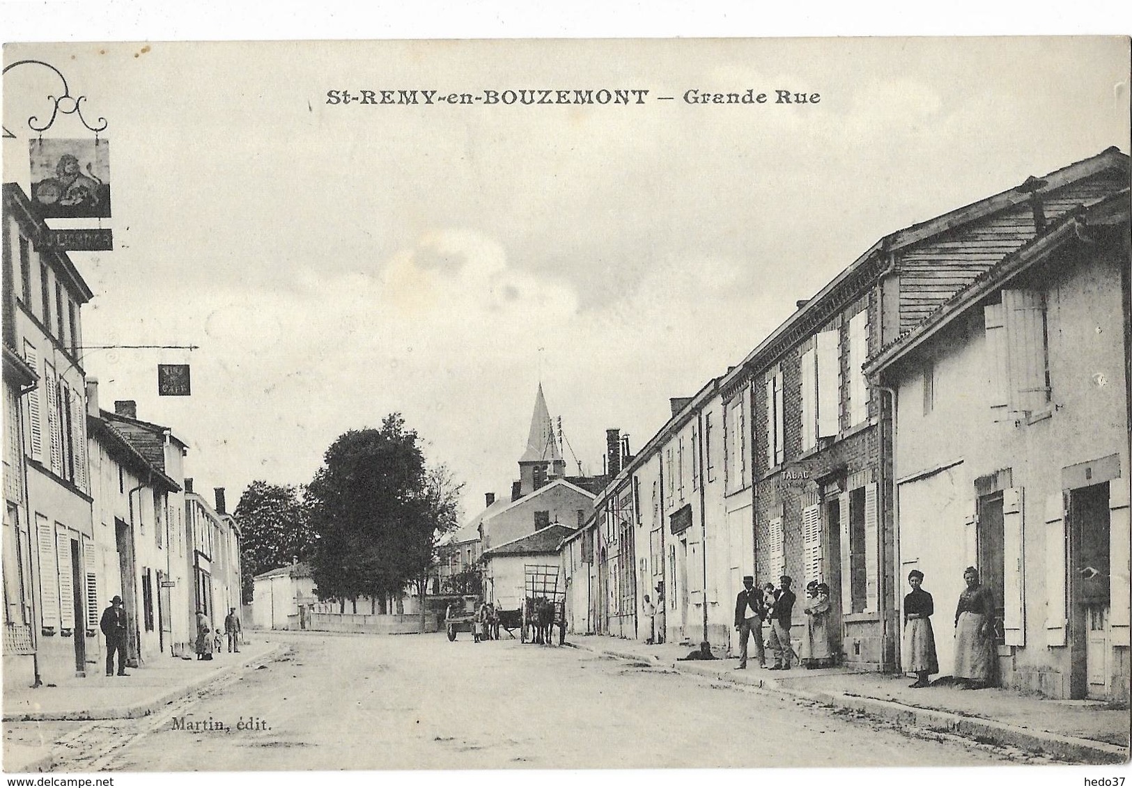 St-Remy-en-Bouzemont - Grande Rue - Saint Remy En Bouzemont