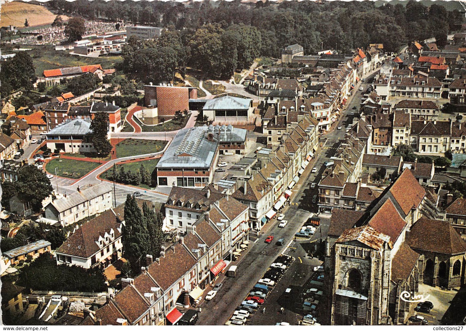 76-NEUCHATEL-EN-BRAY- VUE AERIENNE GENERALE - Neufchâtel En Bray