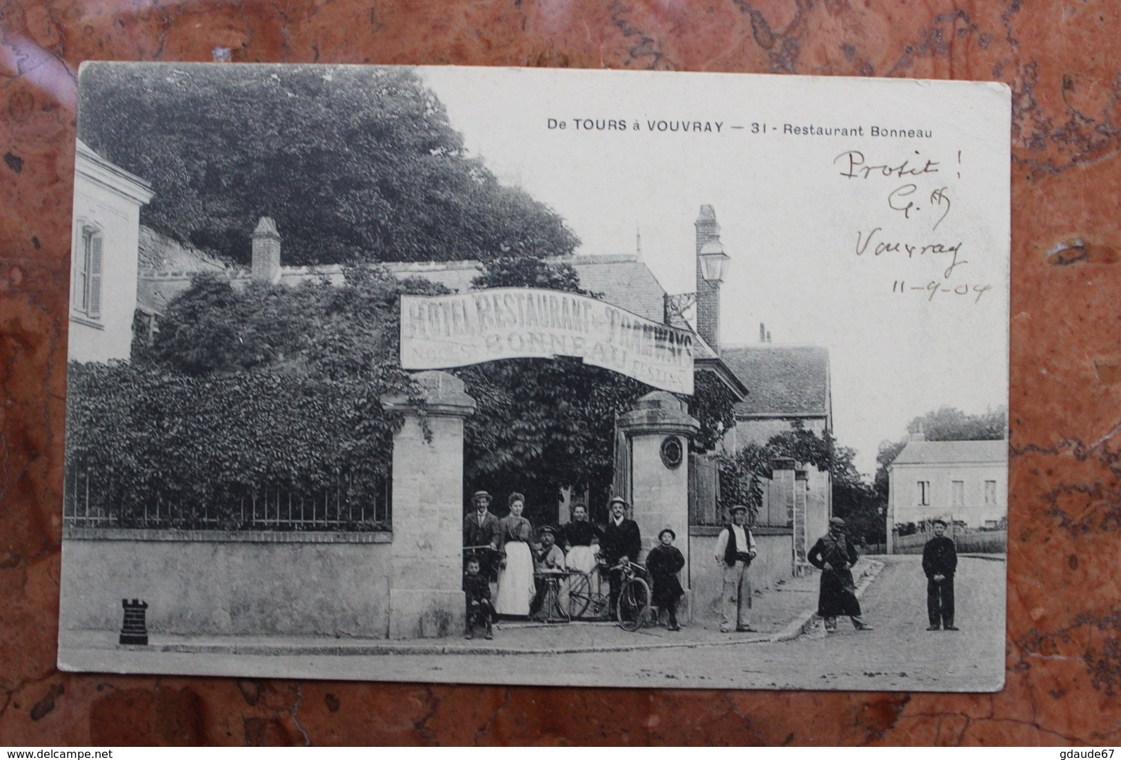 DE TOURS A VOUVRAY (37) - RESTAURANT BONNEAU - Tours