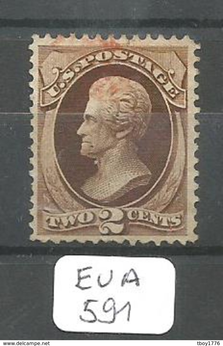 EUA Scott 157  YT 51 Red Cancel Very Fine - Used Stamps