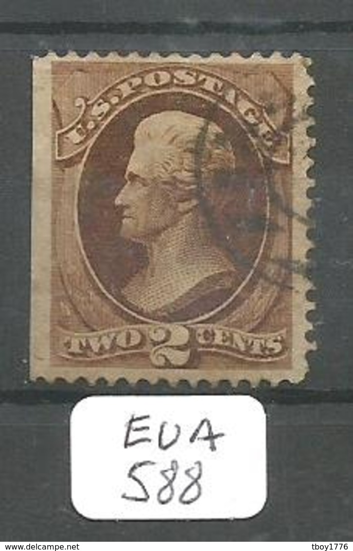 EUA Scott 157  YT 51 Silk Paper Sheet Edge - Used Stamps