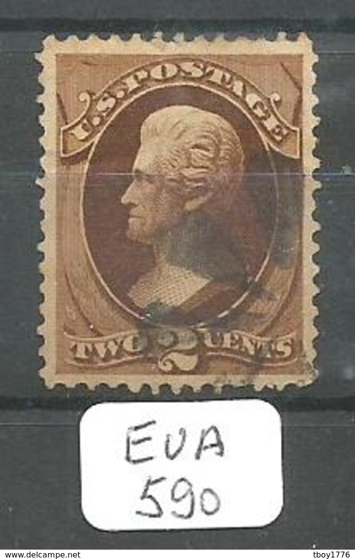 EUA Scott 157  YT 51 Ribbed Paper - Used Stamps