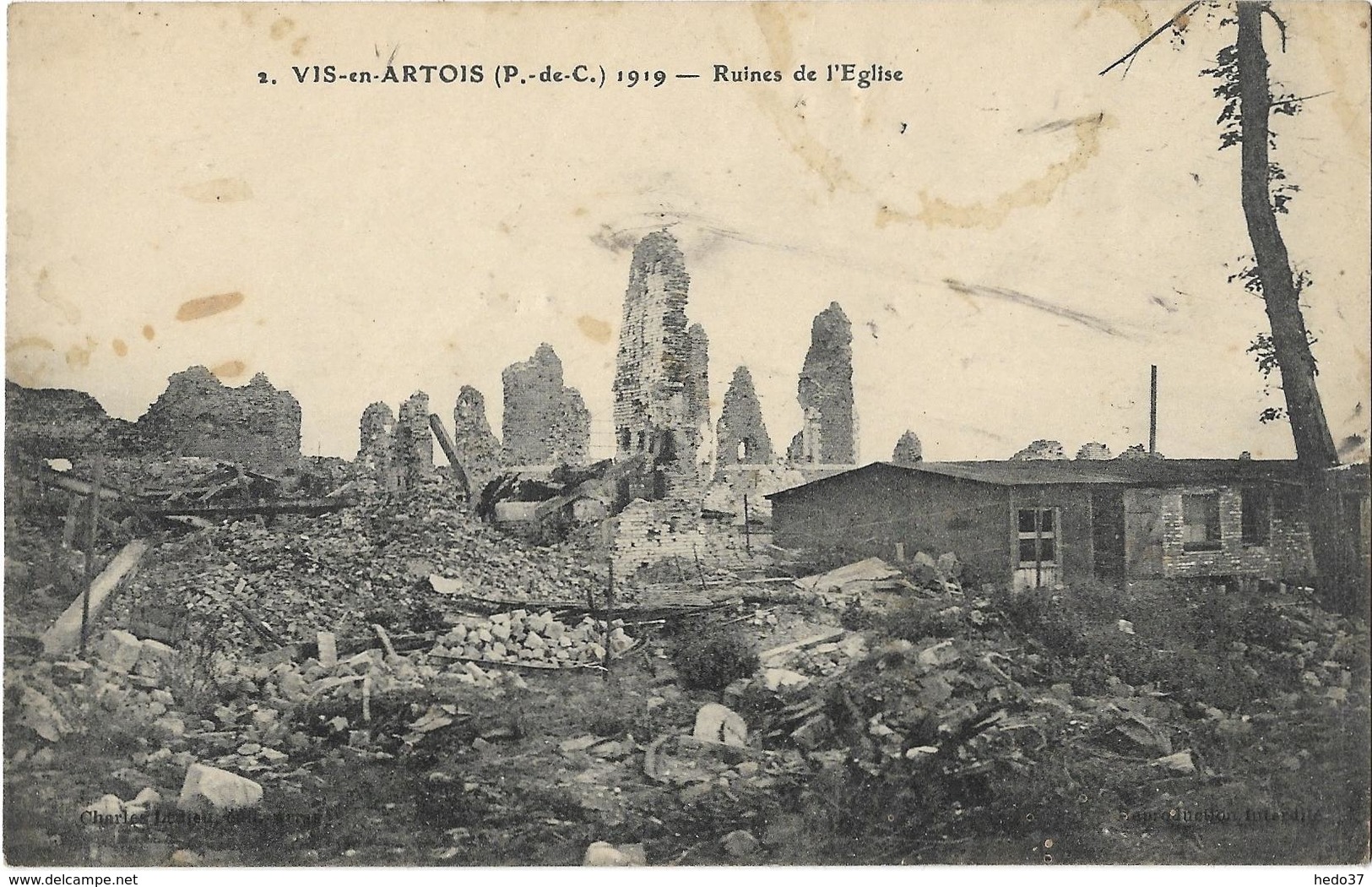 Vitry-en-Artois - Ruines De L'Eglise - Vitry En Artois