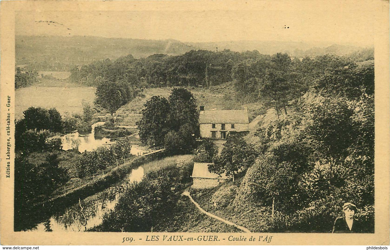 MORBIHAN  LES VAUX EN GUER  Coulée De L'aff - Guer Coetquidan