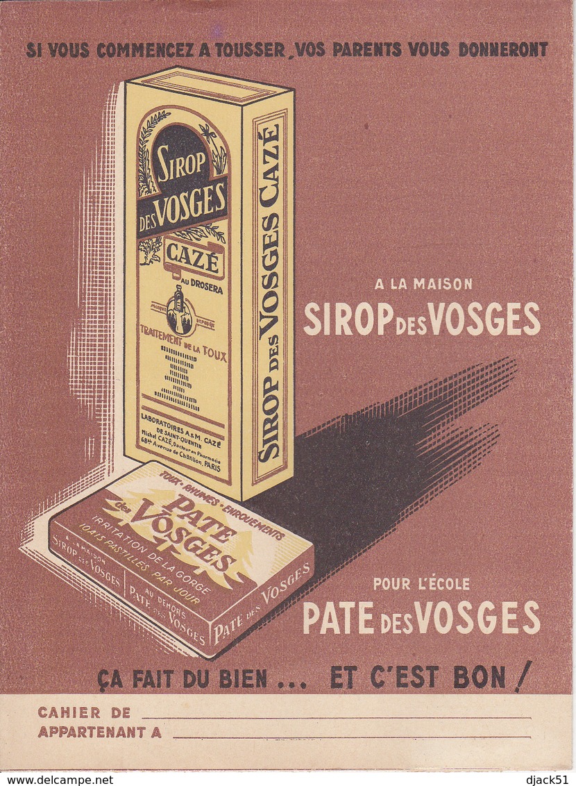 ANCIEN PROTEGE CAHIER / SIROP Et PATE Des VOSGES / BD Pierre Et PAUL / Pierre LACROIX - Protège-cahiers