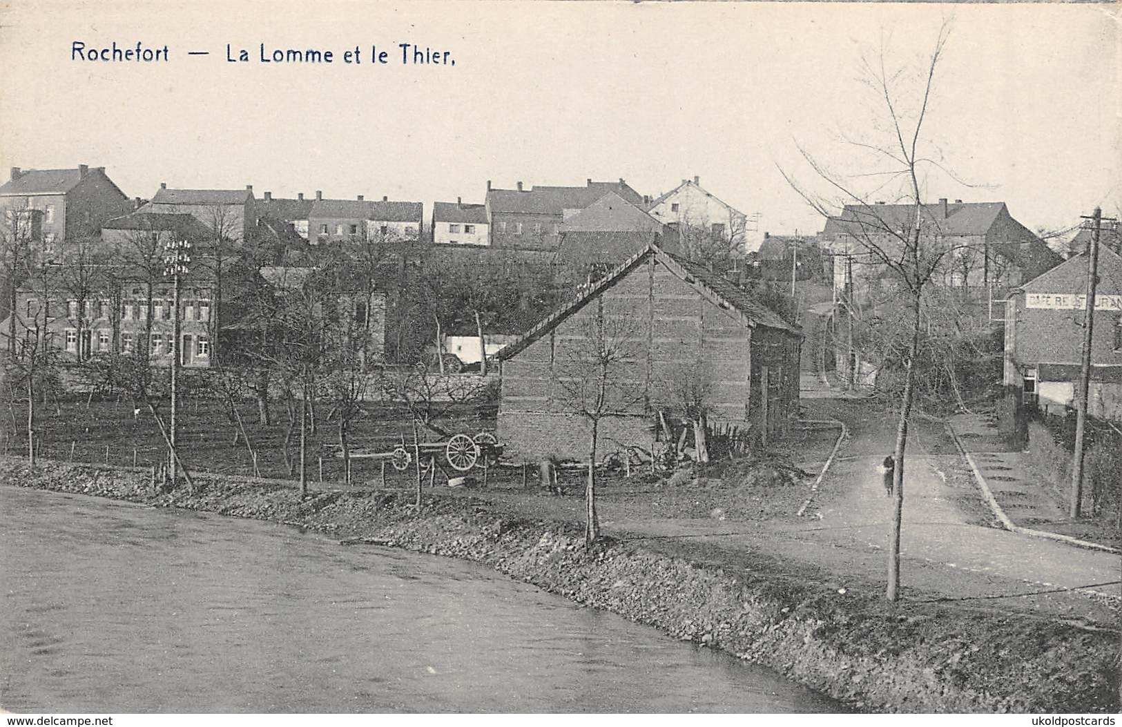 CPA -  Belgique, ROCHEFORT, La Lomme Et Le Their - Rochefort