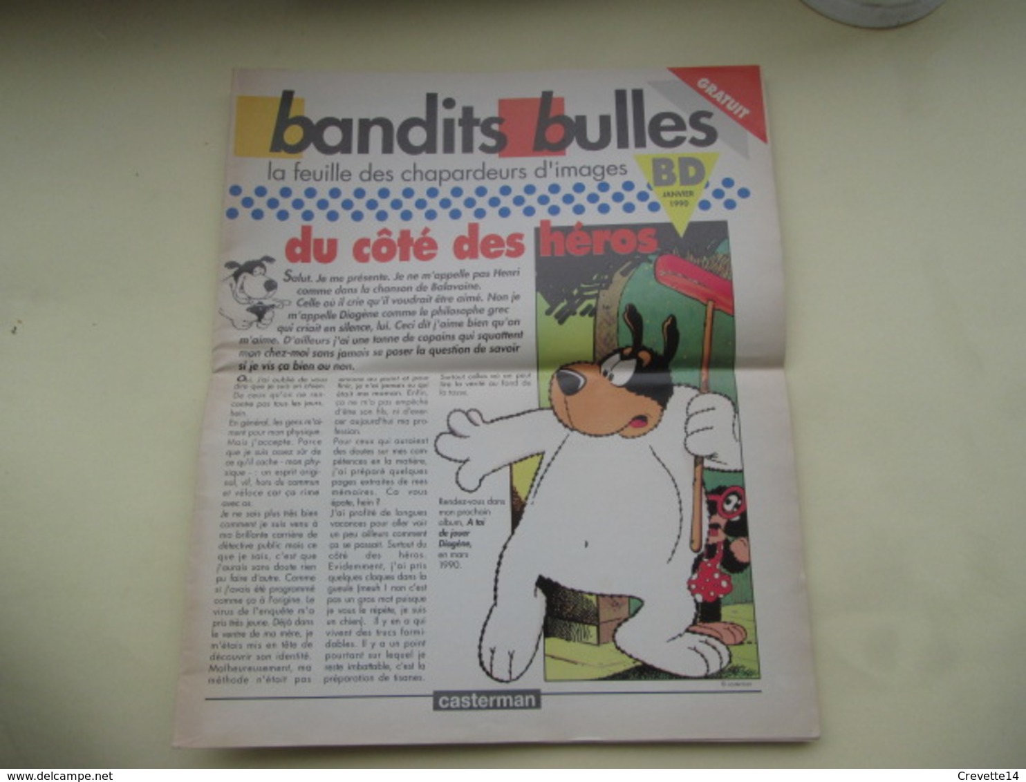 BD2011 REVUE DE L'EDITEUR CASTERMAN BANDIT-BULLES Des Années 1980 - Casterman