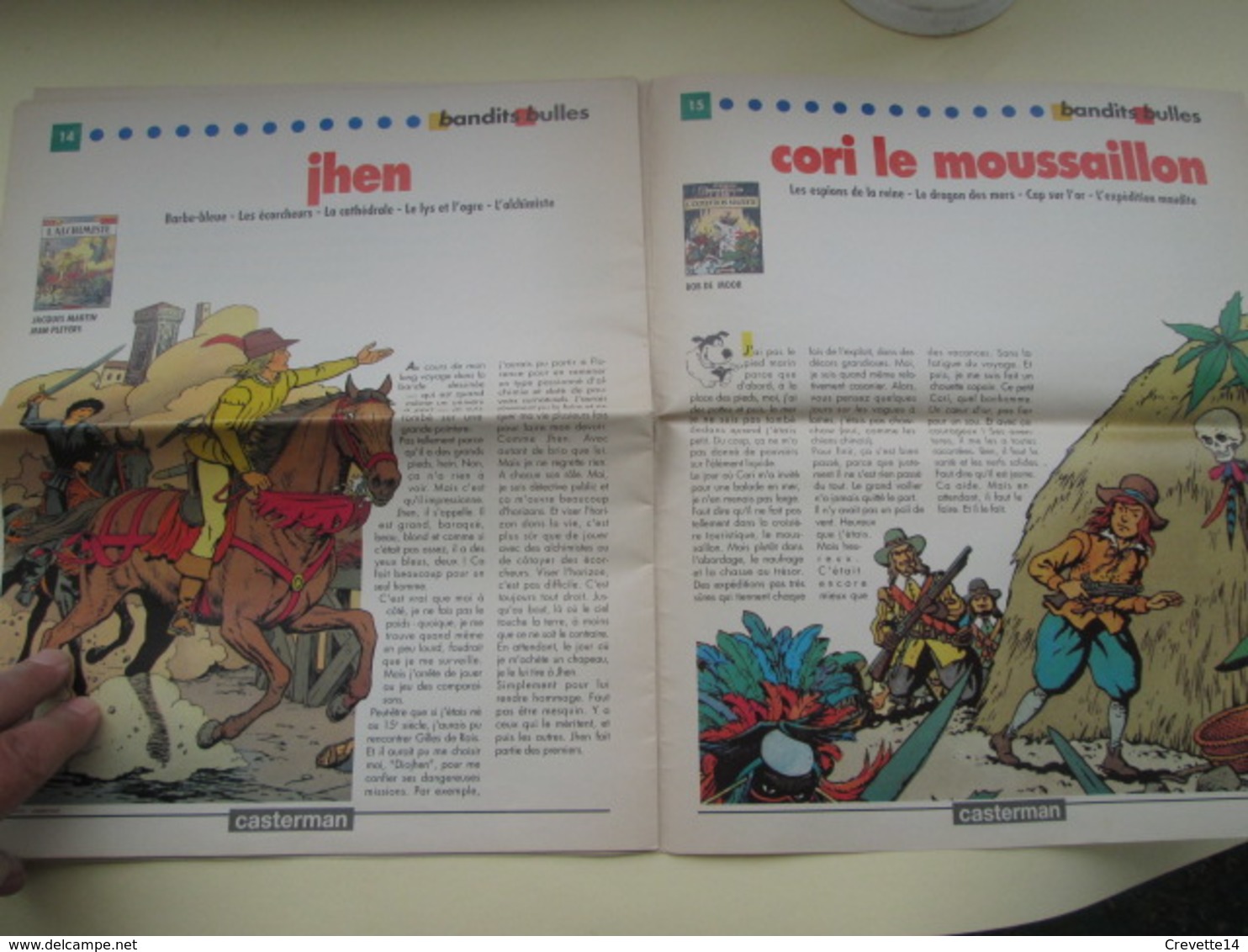 BD2011 REVUE DE L'EDITEUR CASTERMAN BANDIT-BULLES Des Années 1980 - Casterman