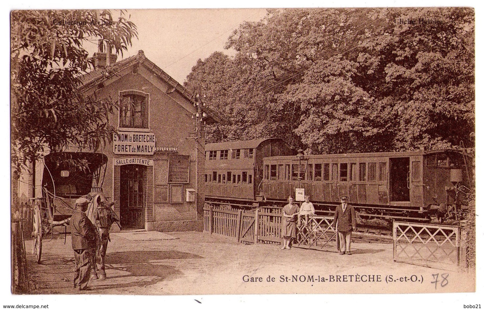 1385 - Saint Nom La Bretèche ( 78 ) - La Gare - - St. Nom La Breteche