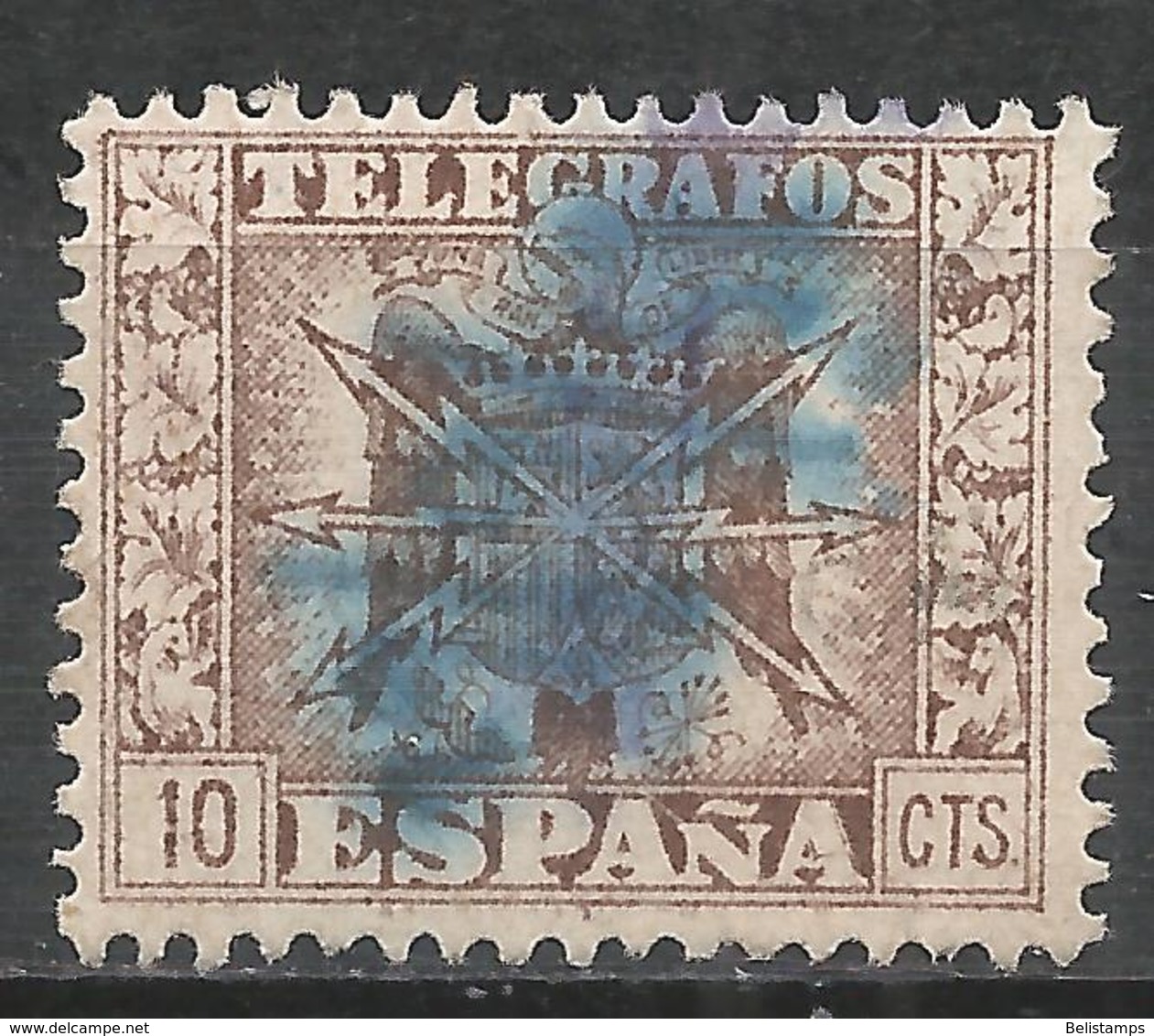 Spain. #T6 (U) Telegrafos - Télégraphe