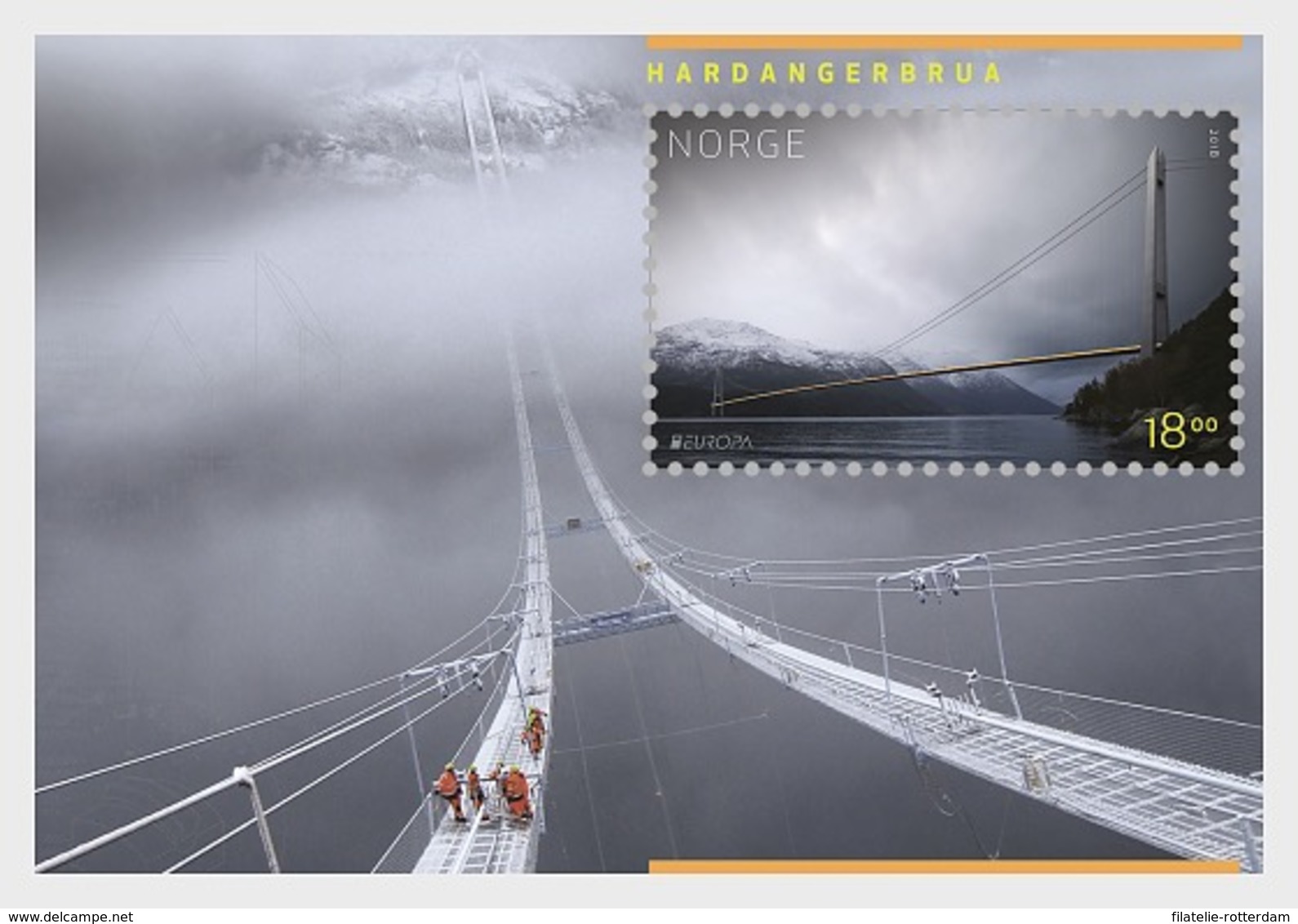 Noorwegen / Norway - Postfris / MNH - Sheet Europa, Bruggen 2018 - Unused Stamps