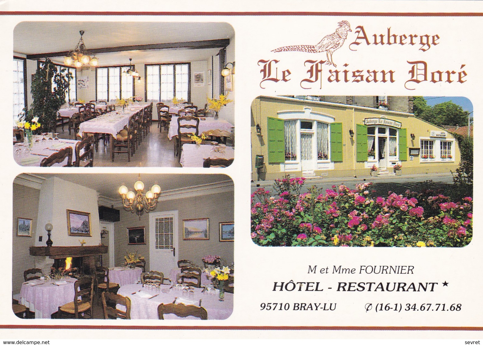 BRAY-LU. - HÔTEL- RESTAURANT " Le Faisan Doré" - Bray-et-Lû