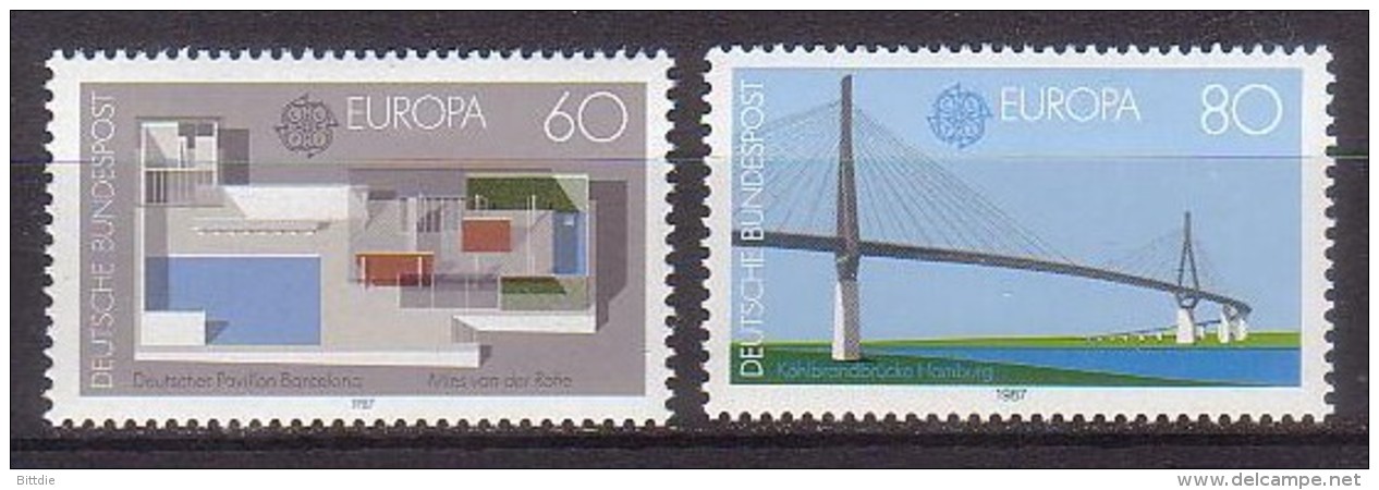 Europa/Cept'87 , BRD 1321/22 , Xx  (A1236) - 1987