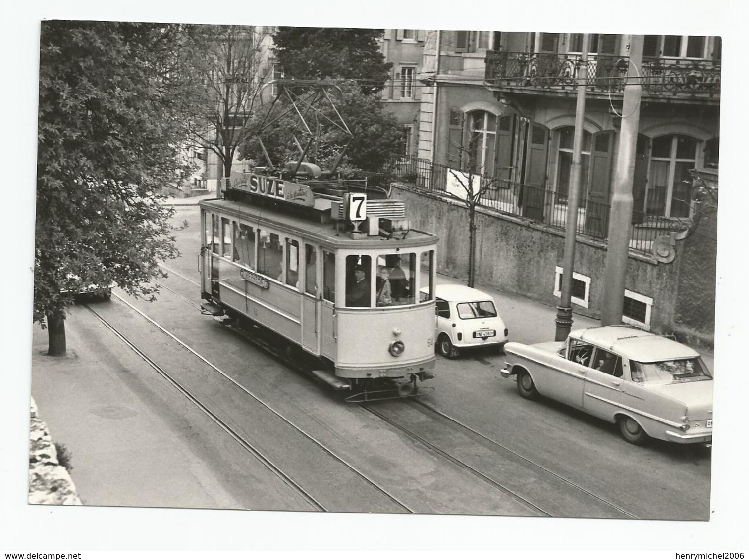 Suisse Neuchatel Cpm Tramway Descendant Les Terreaux 1964 - Neuchâtel