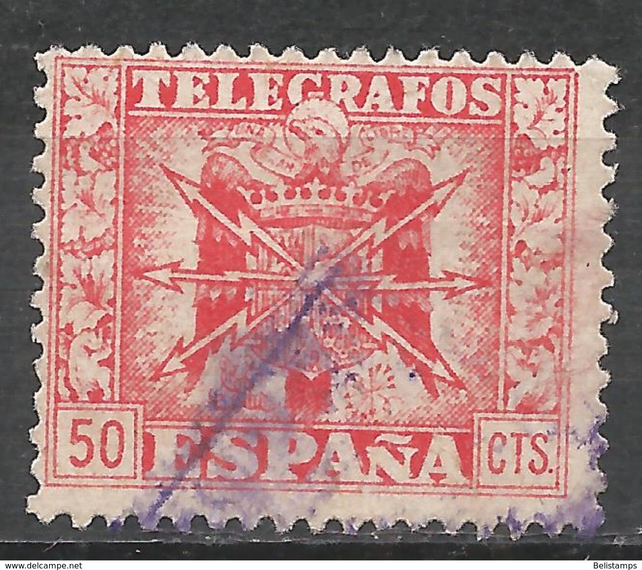 Spain. #T9 (U) Telegrafos - Télégraphe