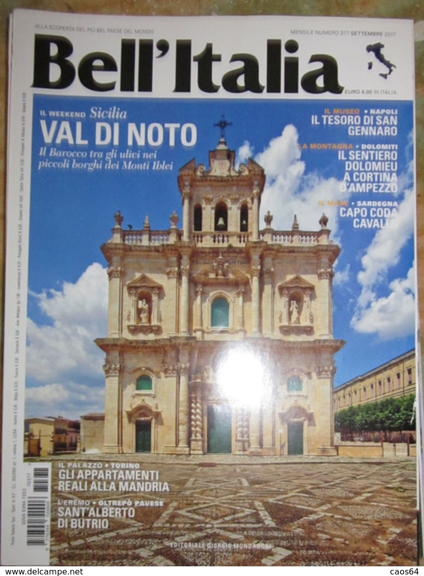 BELL'ITALIA -  SETTEMBRE 2017 - Art, Design, Décoration