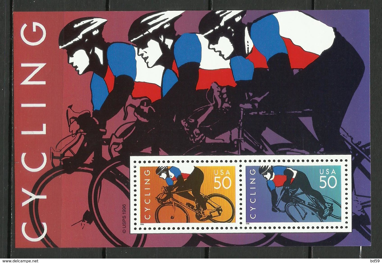 USA Cyclisme 1996 YT N° 2576 Scott N° 3119 - Unused Stamps