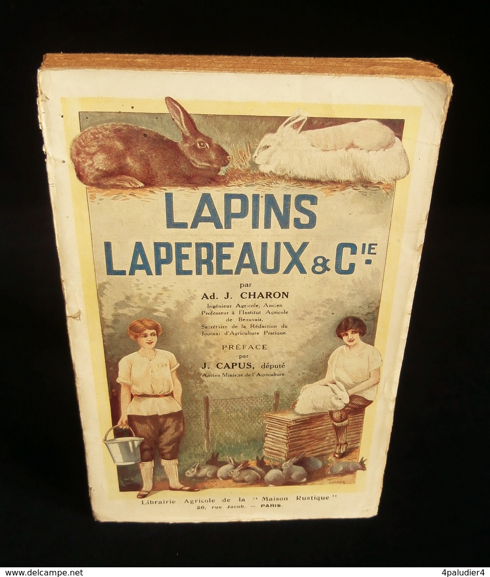 ( Agriculture Elevage ) LAPINS, LAPEREAUX Et Cie Par Ad. J. CHARON 1925 - Animaux